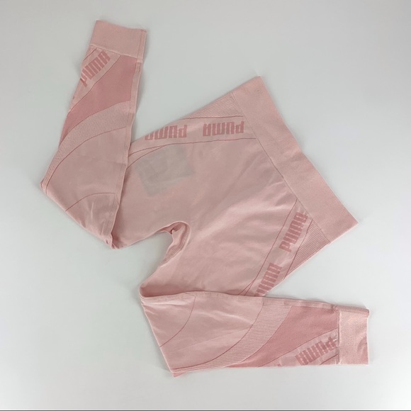 Puma NWT Pink Evostripe Evoknit 7/8 Tights, Small - Picture 2 of 16